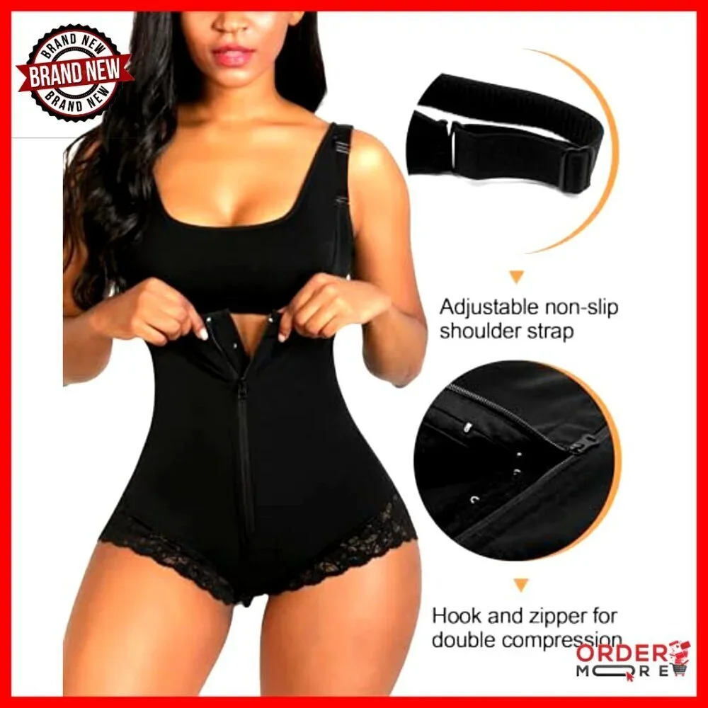 Fajas Colombianas Shapewear Bodysuit Tummy Control Butt Lifter Postpartum Firm